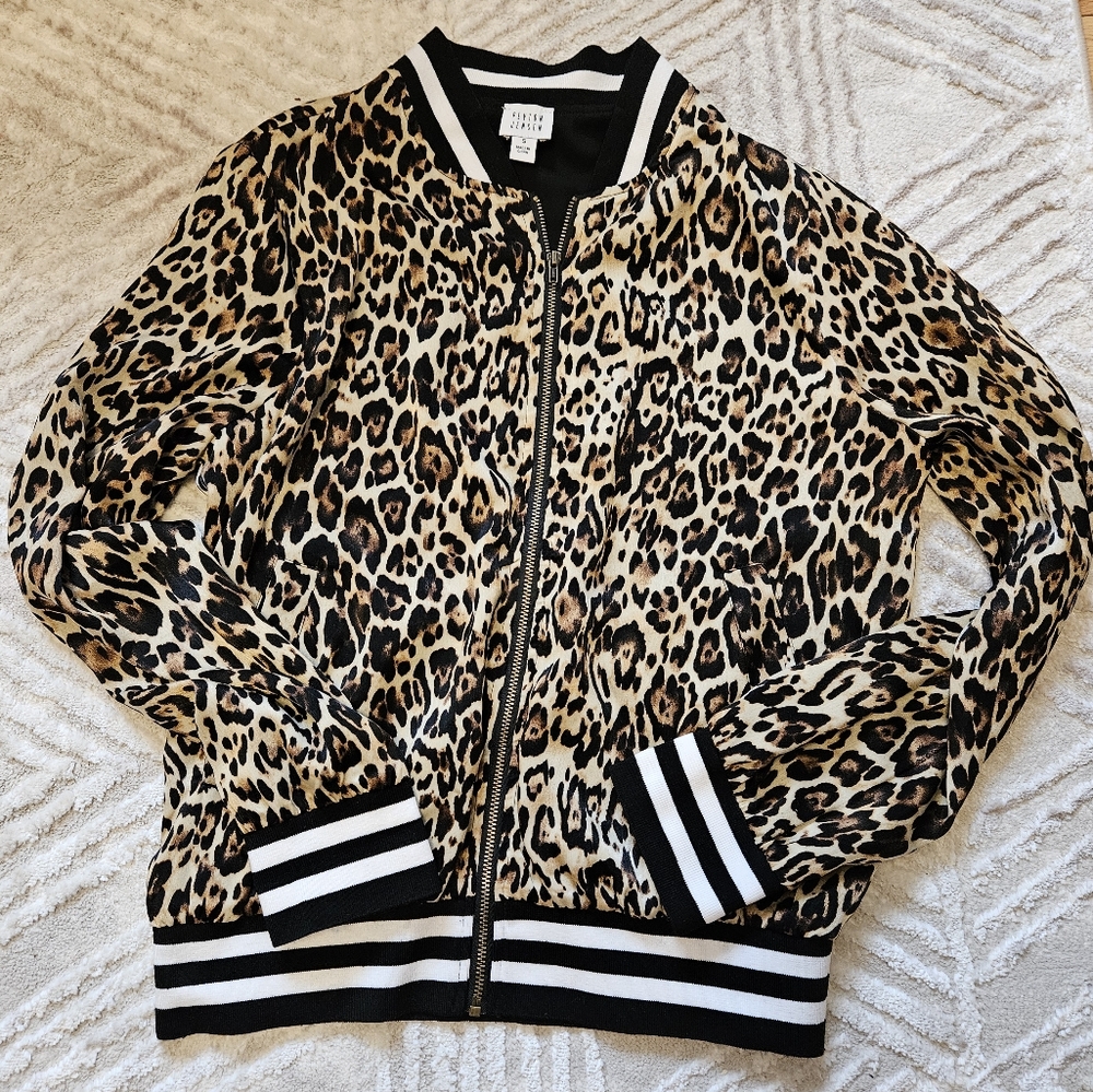 Leopard bomber jacket from Evereve